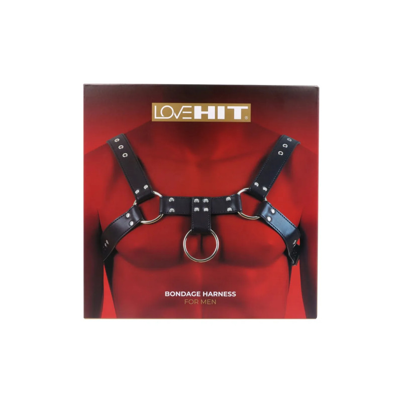 Harnais De Poitrine Pour Homme En Cuir Vegan (Taille : T.U)